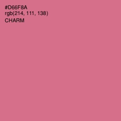 #D66F8A - Charm Color Image