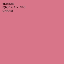 #D97589 - Charm Color Image