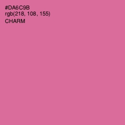 #DA6C9B - Charm Color Image