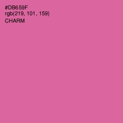 #DB659F - Charm Color Image