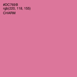#DC769B - Charm Color Image