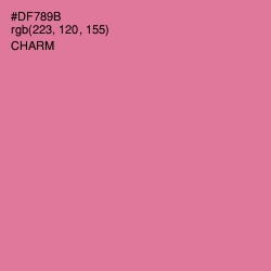 #DF789B - Charm Color Image