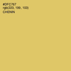 #DFC767 - Chenin Color Image