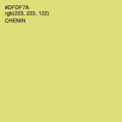 #DFDF7A - Chenin Color Image