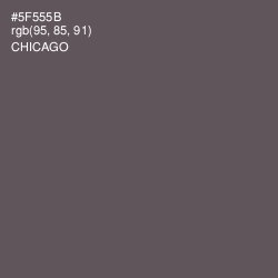 #5F555B - Chicago Color Image