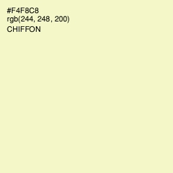 #F4F8C8 - Chiffon Color Image