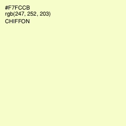 #F7FCCB - Chiffon Color Image