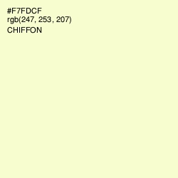 #F7FDCF - Chiffon Color Image