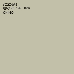 #C3C0A9 - Chino Color Image