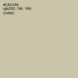 #CAC4A9 - Chino Color Image