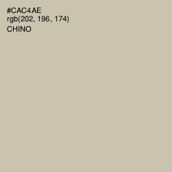 #CAC4AE - Chino Color Image