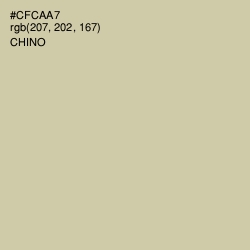 #CFCAA7 - Chino Color Image