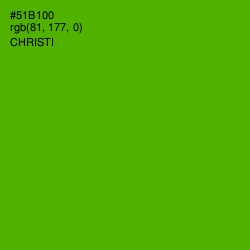 #51B100 - Christi Color Image