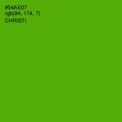 #54AE07 - Christi Color Image