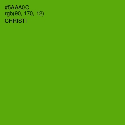 #5AAA0C - Christi Color Image