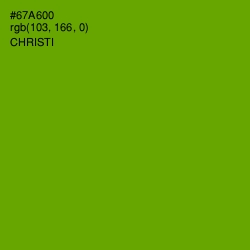 #67A600 - Christi Color Image