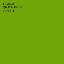 #72A508 - Christi Color Image