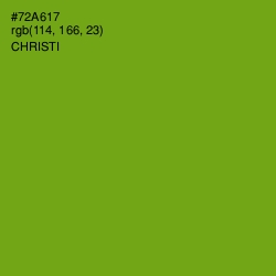 #72A617 - Christi Color Image