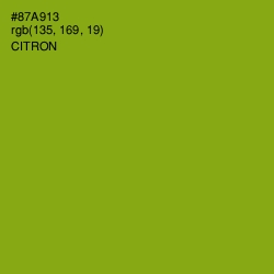 #87A913 - Citron Color Image