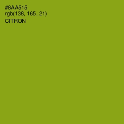 #8AA515 - Citron Color Image