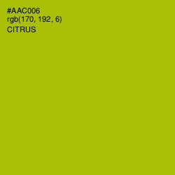 #AAC006 - Citrus Color Image