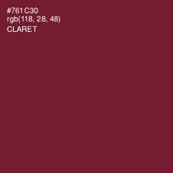 #761C30 - Claret Color Image