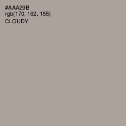 #AAA29B - Cloudy Color Image