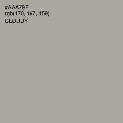 #AAA79F - Cloudy Color Image