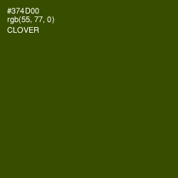 #374D00 - Clover Color Image