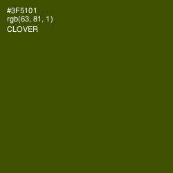 #3F5101 - Clover Color Image