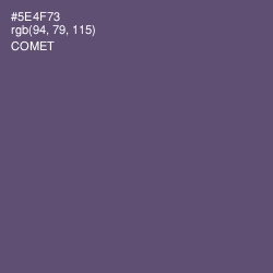 #5E4F73 - Comet Color Image