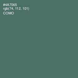 #4A7065 - Como Color Image