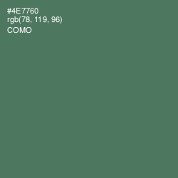 #4E7760 - Como Color Image