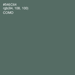 #546C64 - Como Color Image