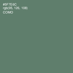 #5F7E6C - Como Color Image