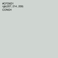 #CFD6D1 - Conch Color Image