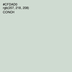 #CFDAD0 - Conch Color Image