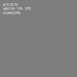 #7C7E7D - Concord Color Image