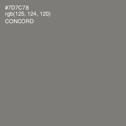 #7D7C78 - Concord Color Image