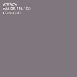 #7E767A - Concord Color Image