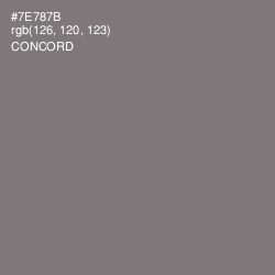 #7E787B - Concord Color Image