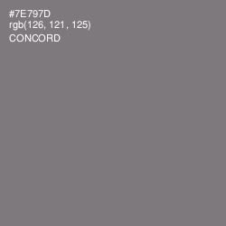 #7E797D - Concord Color Image