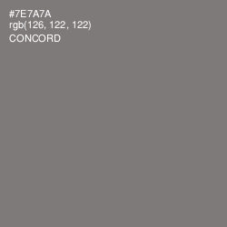 #7E7A7A - Concord Color Image