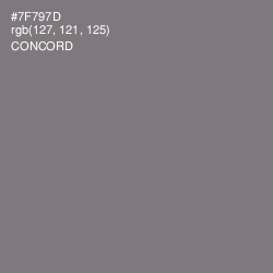 #7F797D - Concord Color Image