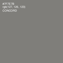 #7F7E7B - Concord Color Image
