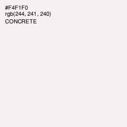 #F4F1F0 - Concrete Color Image