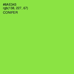 #8AE343 - Conifer Color Image