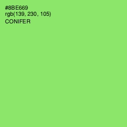 #8BE669 - Conifer Color Image