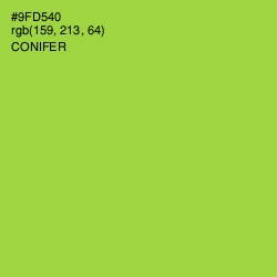 #9FD540 - Conifer Color Image