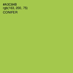 #A3C84B - Conifer Color Image